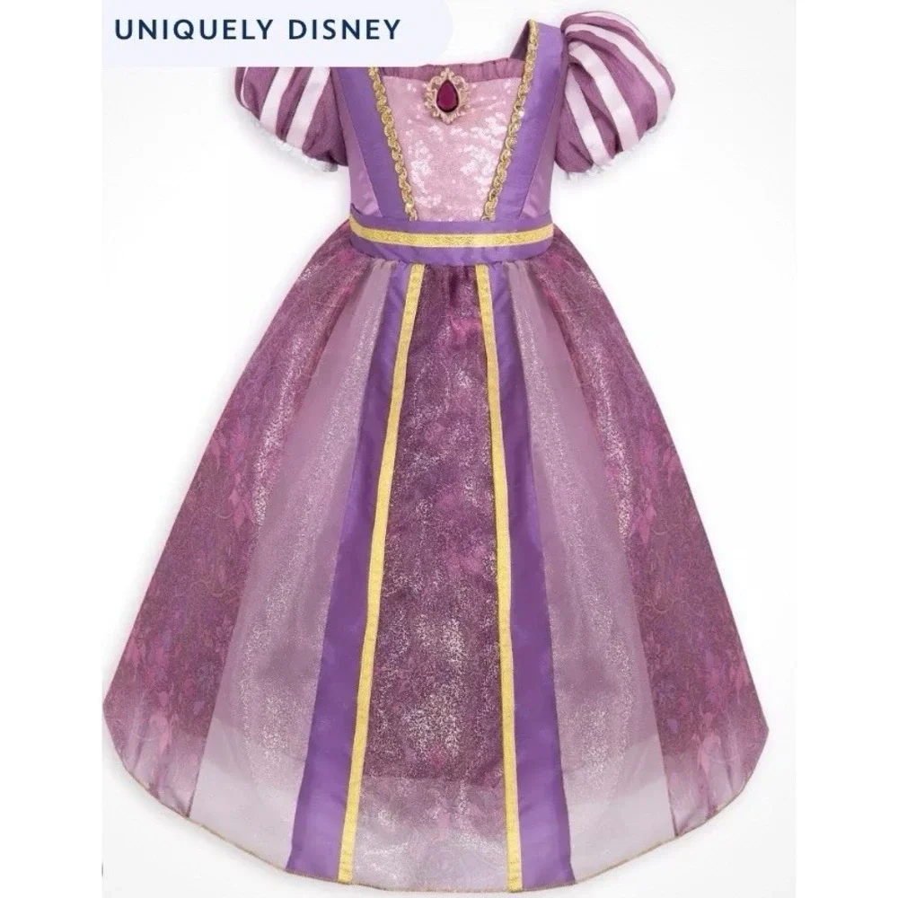 Disney Store Rapunzel Costume Dress Up Princess Tangled Purple Halloween NEW 4